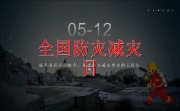防震减灾优秀演讲稿8篇
