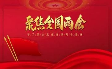 看全国两会心得体会6篇
