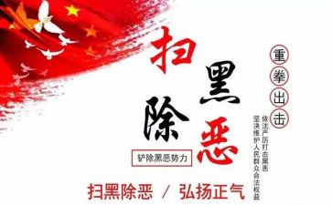 2024年扫黑除恶月工作总结6篇