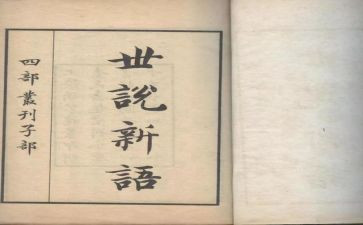 《世说新语》的读后感参考6篇