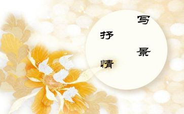 抒情的作文参考6篇