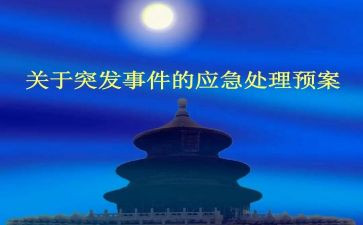 突发事件及心得体会7篇