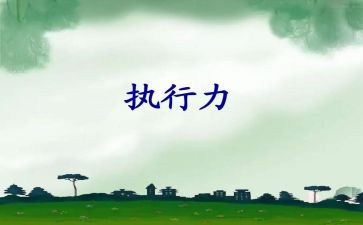 读执行力的心得体会最新5篇